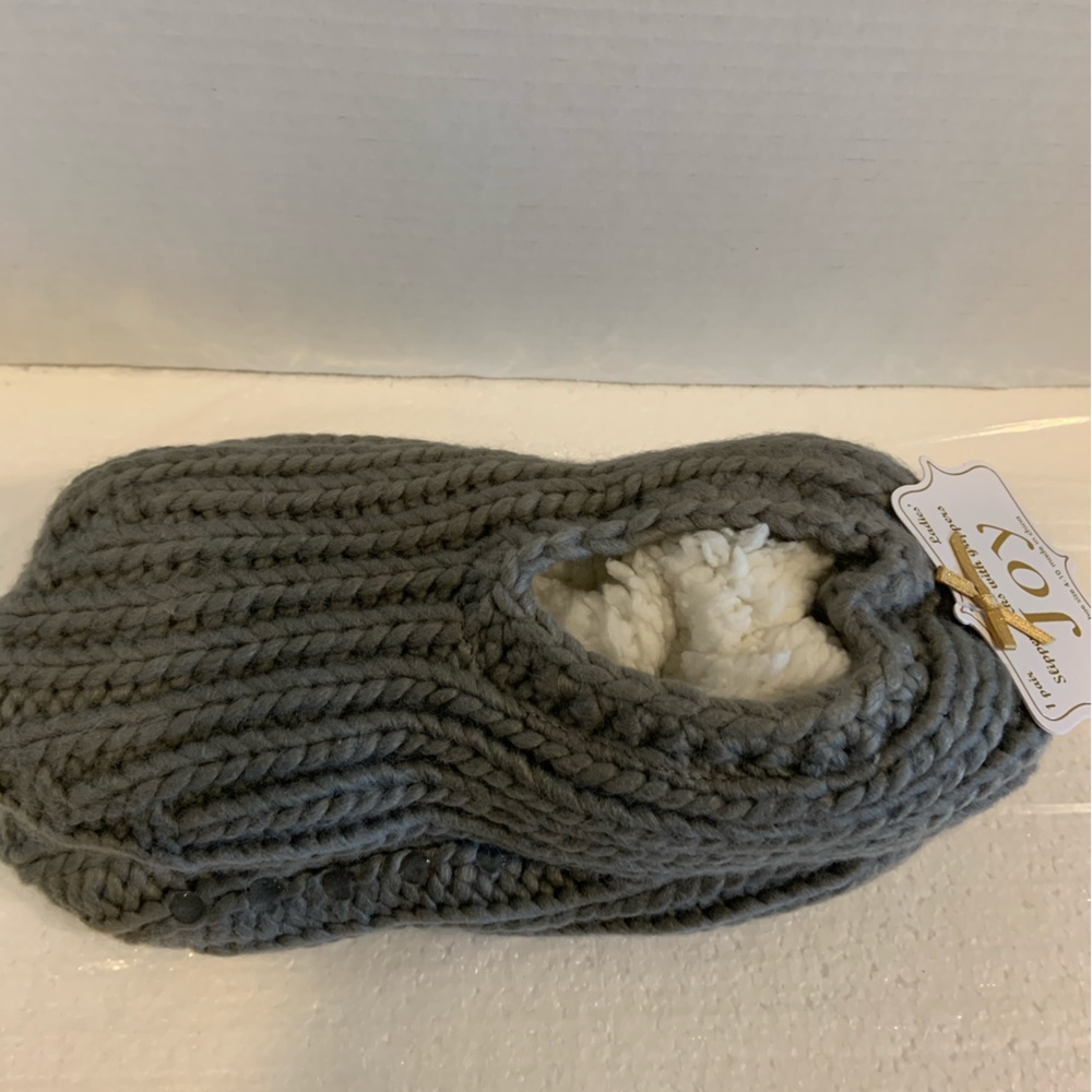 Joy slipper socks.